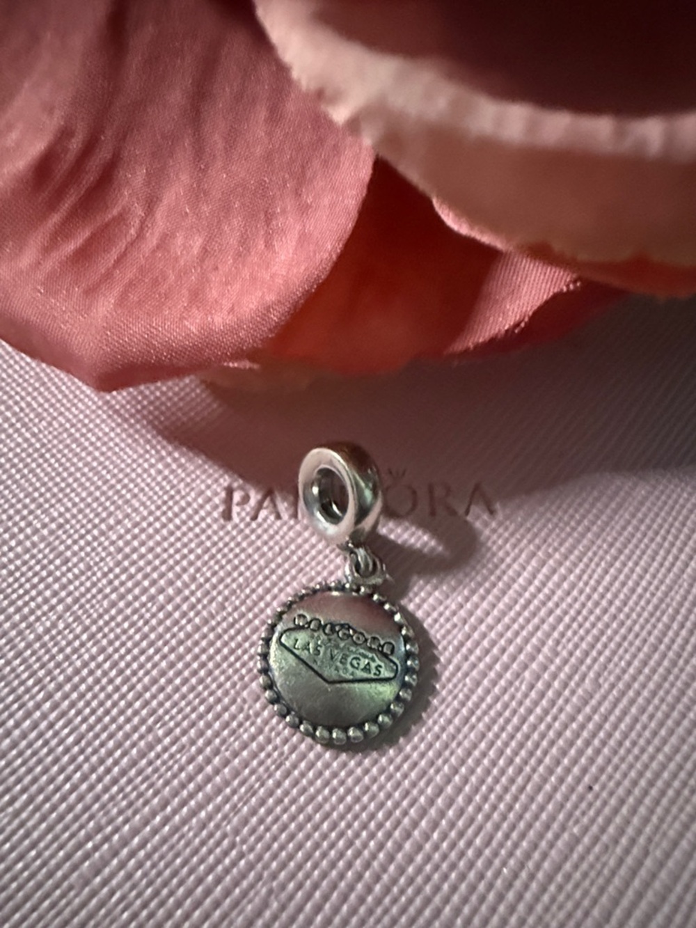 Pandora Silver Las Vegas Sign Dangle Charm